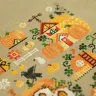 Digital embroidery chart “Pumpkin Houses”