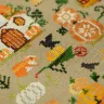 Digital embroidery chart “Pumpkin Houses”