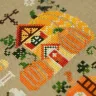 Digital embroidery chart “Pumpkin Houses”