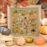 Digital embroidery chart “Pumpkin Houses”