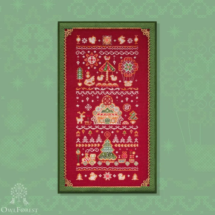 Digital embroidery chart “Gingerbread Christmas”