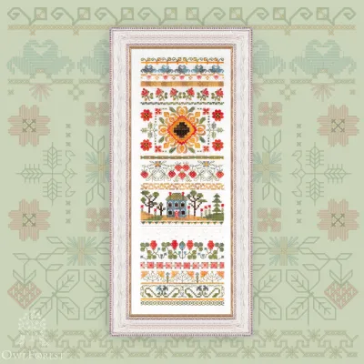 Printed embroidery chart “Color of the Summer”