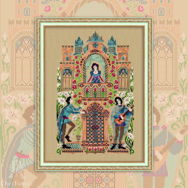 Digital embroidery chart “Verona Days”