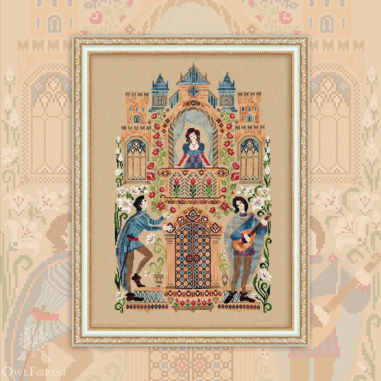 Digital embroidery chart “Verona Days”