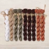 Set of OwlForest Hand-Dyed Threads for the “Catstice” (DMC) 