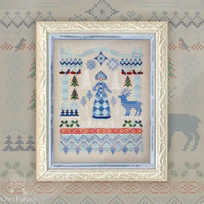 Digital embroidery chart “Snegurochka”