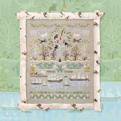 Free embroidery digital chart “The Cats Have Arrived”