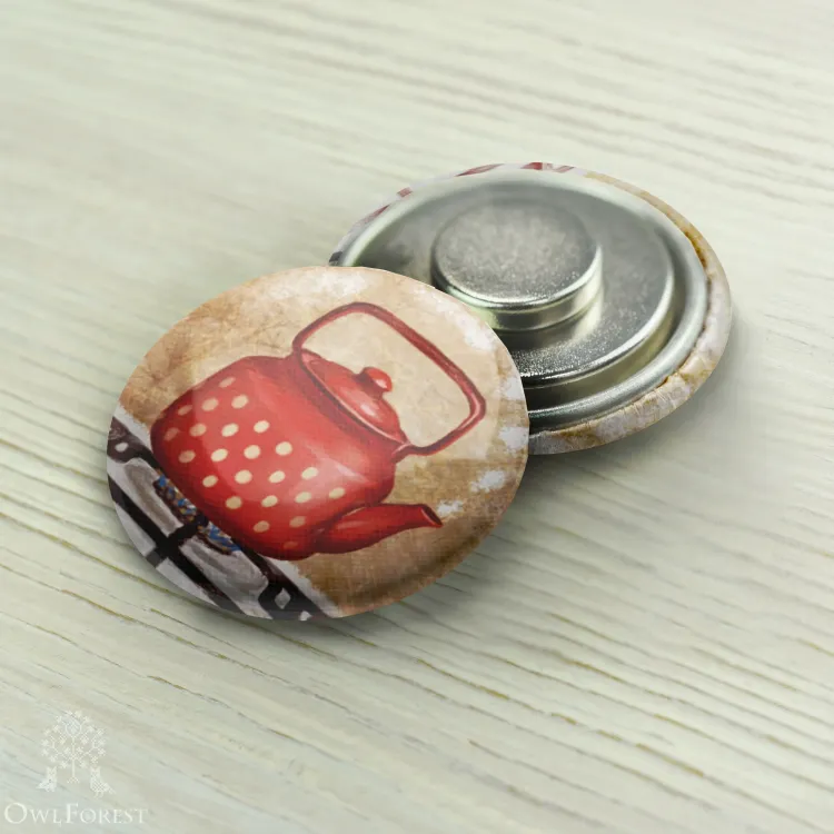 Magnet Needle Minder “Polka-dot Kettle”