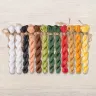 Set of OwlForest Hand-Dyed Threads for the “Matryoshka Dolls” Chart (DMC)