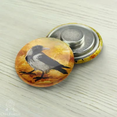 Magnet Needle Minder “Grey Crow”