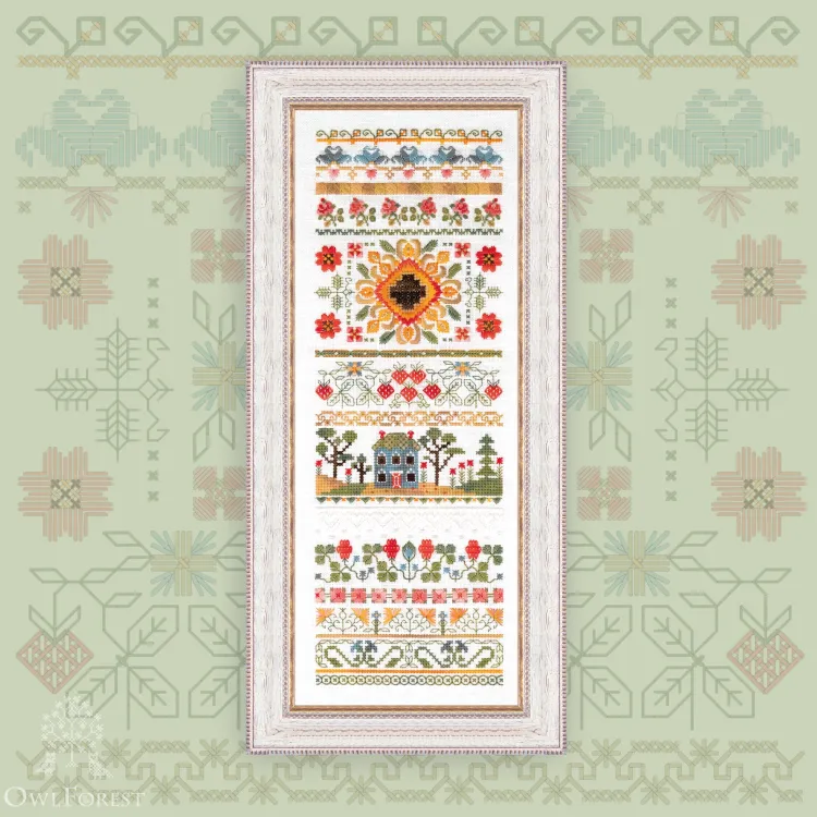Digital embroidery chart “Color of the Summer”
