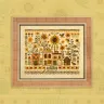 Printed embroidery chart “Sunflower Houses”