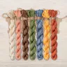 Set of OwlForest Hand-Dyed Threads for the “Domovoy” or “House Spirit” Chart (DMC)