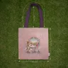 “Fairy and Lily of the Valley Tea” Linen Shopping Bag 