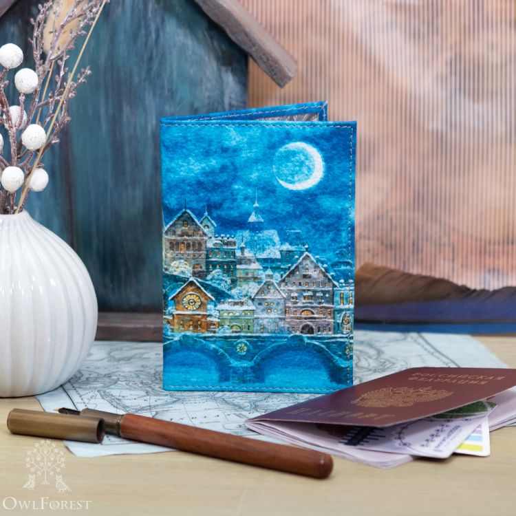 “Night” Passport Cover