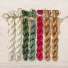 Set of OwlForest Hand-Dyed Threads for the “Gingerbread Christmas” Chart (Thread Trade n.a. Kirov)