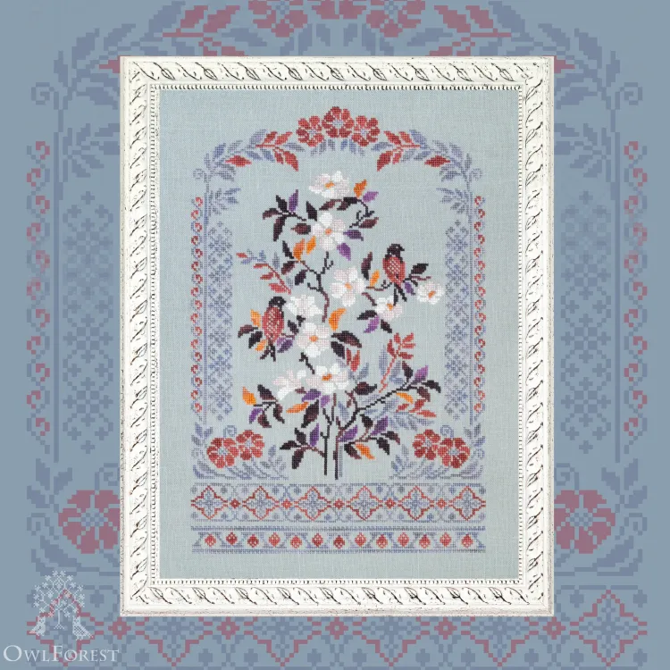 Digital embroidery chart “Misty Morning”