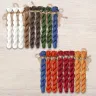 Set of OwlForest Hand-Dyed Threads for the “Russian Terem” Chart (Thread Trade n.a. Kirov)