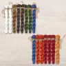 Set of OwlForest Hand-Dyed Threads for the “Russian Terem” Chart (Thread Trade n.a. Kirov)