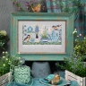 Printed embroidery chart “Gardener’s Shelf”