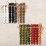 Set of OwlForest Hand-Dyed Threads for the “Yaga's Cat”  (Thread Trade n.a. Kirov) 