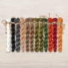 Set of OwlForest Hand-Dyed Threads for the “Yaga's Cat”  (Thread Trade n.a. Kirov) 
