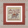 Printed embroidery chart “Fables. Elephant and Pug”