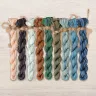 Set of OwlForest Hand-Dyed Threads for the “Needlework Place” Chart (DMC)