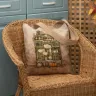 “Cupboard with Owls” Linen Shopping Bag 