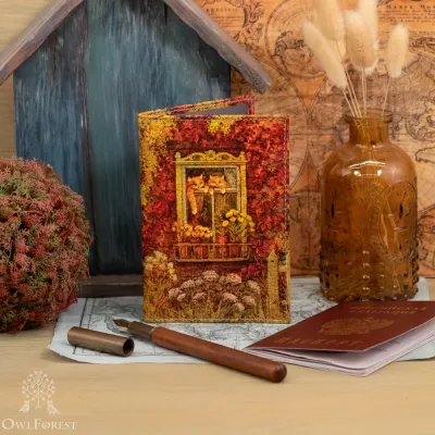 “Autumn Cats” Passport Cover