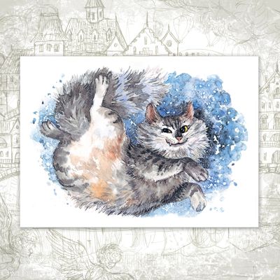 “Cattus” Postcard