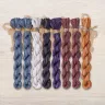 Set of OwlForest Hand-Dyed Threads for the “Misty Morning” Chart (DMC)