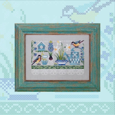Digital embroidery chart “Gardener’s Shelf”
