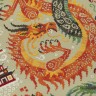 Printed embroidery chart “Two Dragons”