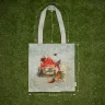 “Autumn Cleaning” Linen Shopping Bag 