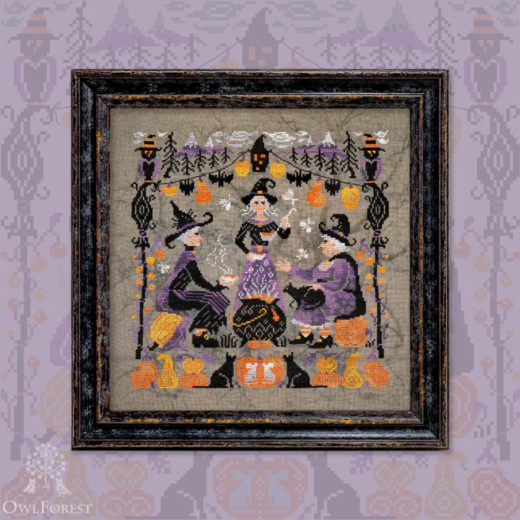 Printed embroidery chart “Pumpkin Porridge”