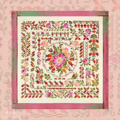 Embroidery kit “Rosehip Summer”