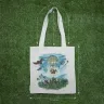 “Air-balloon Flight” Linen Shopping Bag 