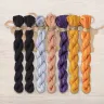 Set of OwlForest Hand-Dyed Threads for the “Pumpkin Porridge” Chart (DMC)