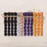 Set of OwlForest Hand-Dyed Threads for the “Pumpkin Porridge” Chart (DMC)