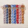 Set of OwlForest Hand-Dyed Threads for the “Ready for Summer” Chart (DMC)