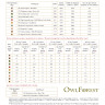 Printed embroidery chart “Golden Autumn”