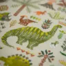 Printed embroidery chart “Dinosaur Forest”