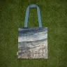 “Fluffy Snowflakes Princess” Linen Shopping Bag 