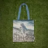 “Fluffy Snowflakes Princess” Linen Shopping Bag 