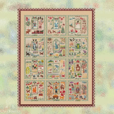 Free Digital Chart for 2025 SAL “Twelve Months” 