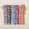 Set of OwlForest Hand-Dyed Threads for the “Ready for Summer” Chart (Thread Trade n.a. Kirov)