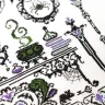 Printed embroidery chart “Witchcraft Sampler”