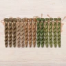 Set of OwlForest Hand-Dyed Threads for the “Oak Alphabet” (Thread Trade n.a. Kirov) 