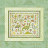 Digital embroidery chart “Dinosaur Forest”